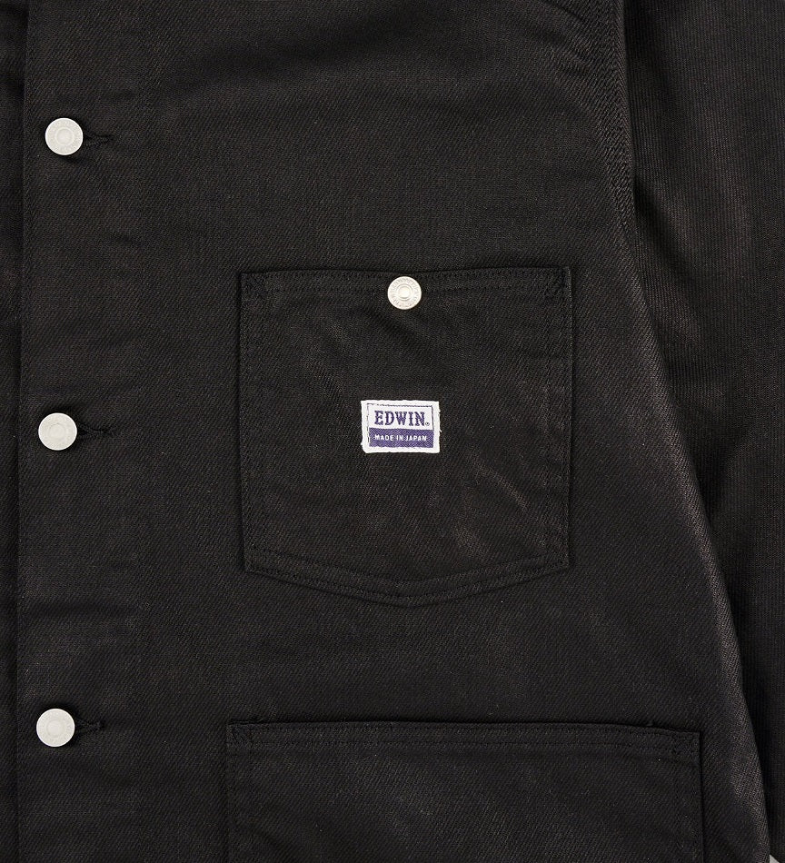 EDWIN ESP COVERALL JACKET KST07-275 BLACK