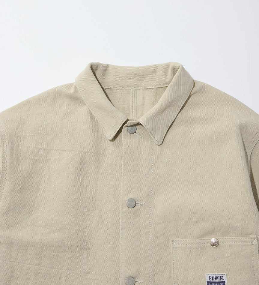 EDWIN ESP COVERALL JACKET KST07-524 ECRU