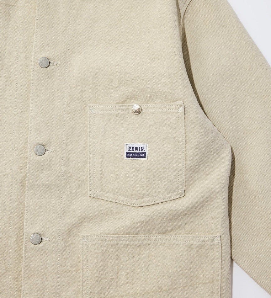 EDWIN ESP COVERALL JACKET KST07-524 ECRU