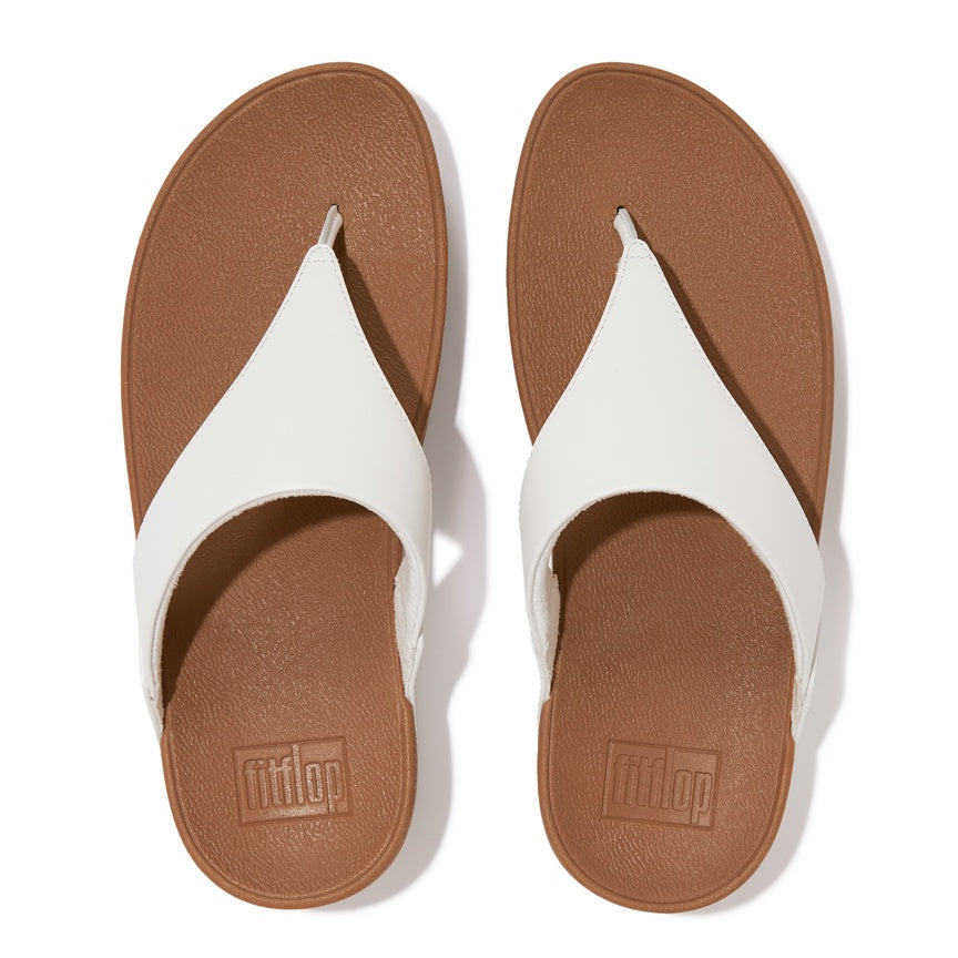 FITFLOP LULU LEATHER TOEPOST I88-024 WHITE