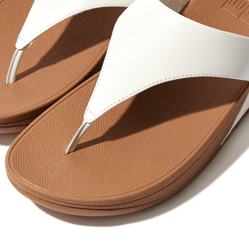 FITFLOP LULU LEATHER TOEPOST I88-024 WHITE