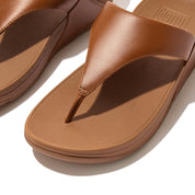 FITFLOP LULU LEATHER TOEPOST I88-592 LIGHT TAN