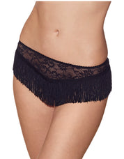Boite a Desir Lace Jacquard Lace and Fringe Hot Tanga