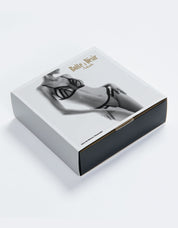 Boite a Desir Velvet Bands Bondage Style Bra & Brief Set