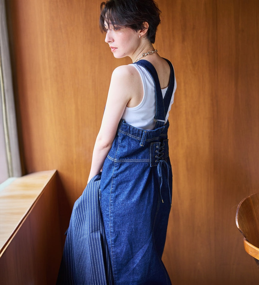 SOMETHING 2WAY SALOPETTE SKIRT SA1602-00OW
