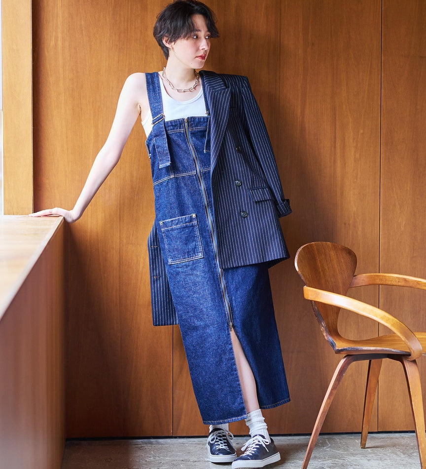 SOMETHING 2WAY SALOPETTE SKIRT SA1602-00OW