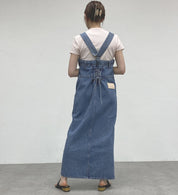 SOMETHING 2WAY SALOPETTE SKIRT SA1602-94 LIGHT BLUE