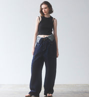 SOMETHING BUTTON UP SALOPETTE SA1905-00 ONE WASH