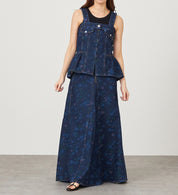 SOMETHING WAIST GATHER BUSTIER SAT009-99 FLOWER