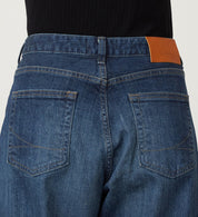 SOMETHING JEANS SEA54-26 ELSA LOOSE STRAIGHT DARK BLUE
