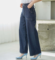 SOMETHING JEANS SEA580-00 LISA LACEUP WIDE ONE WASH