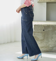 SOMETHING JEANS SEA580-00 LISA LACEUP WIDE ONE WASH