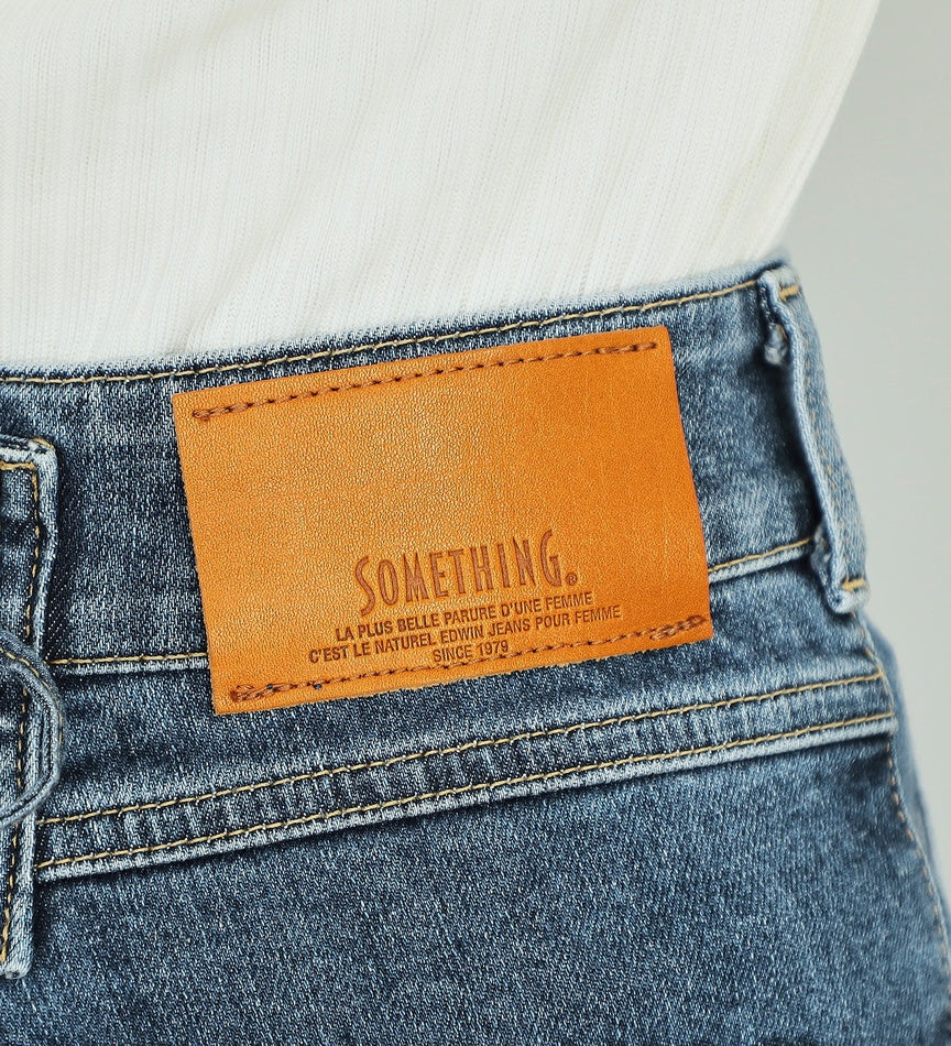 SOMETHING JEANS SEA580-98 LISA LACEUP WIDE LIGHT BLUE