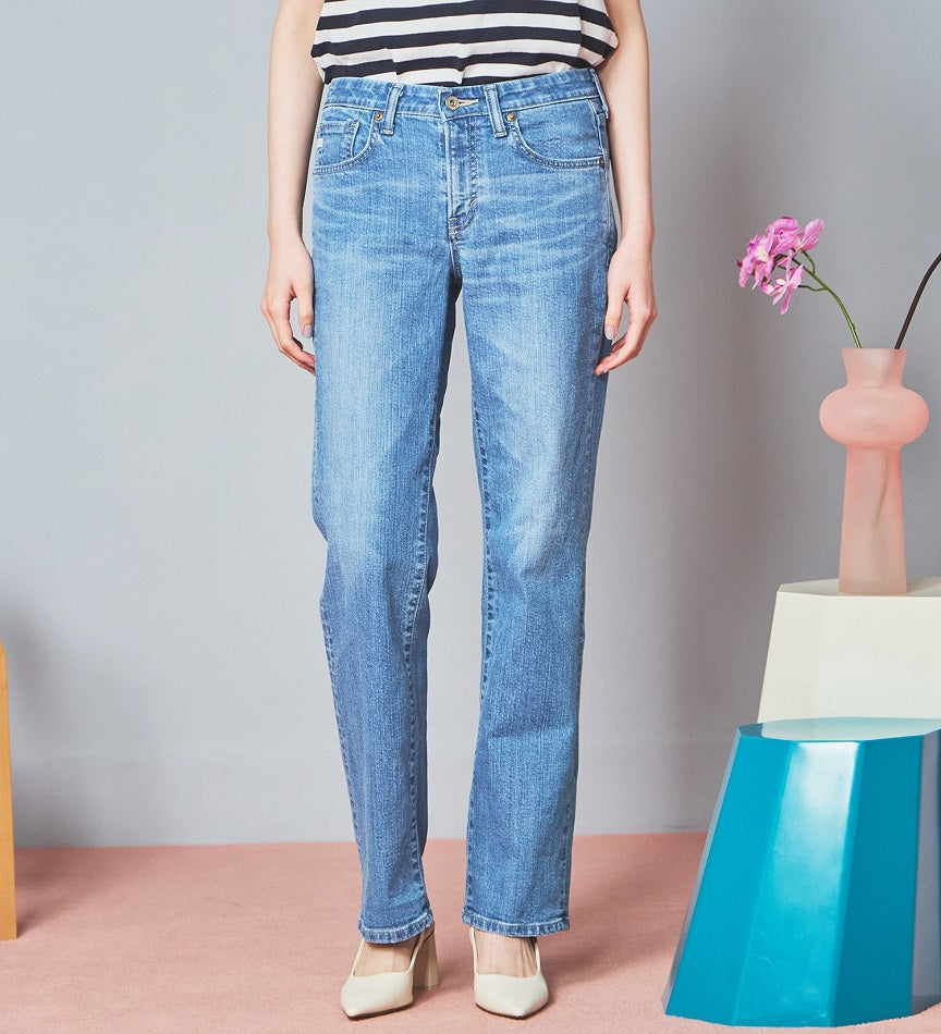 SOMETHING JEANS SKY03-250 ELSA STANDARD STRAIGHT LIGHT BLUE