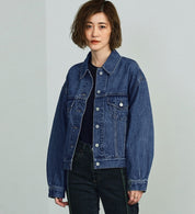 SOMETHING DENIM JACKET ST117-92 MID BLUE