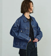 SOMETHING DENIM JACKET ST117-92 MID BLUE