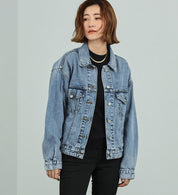 SOMETHING DENIM JACKET ST117-98 LIGHT BLUE