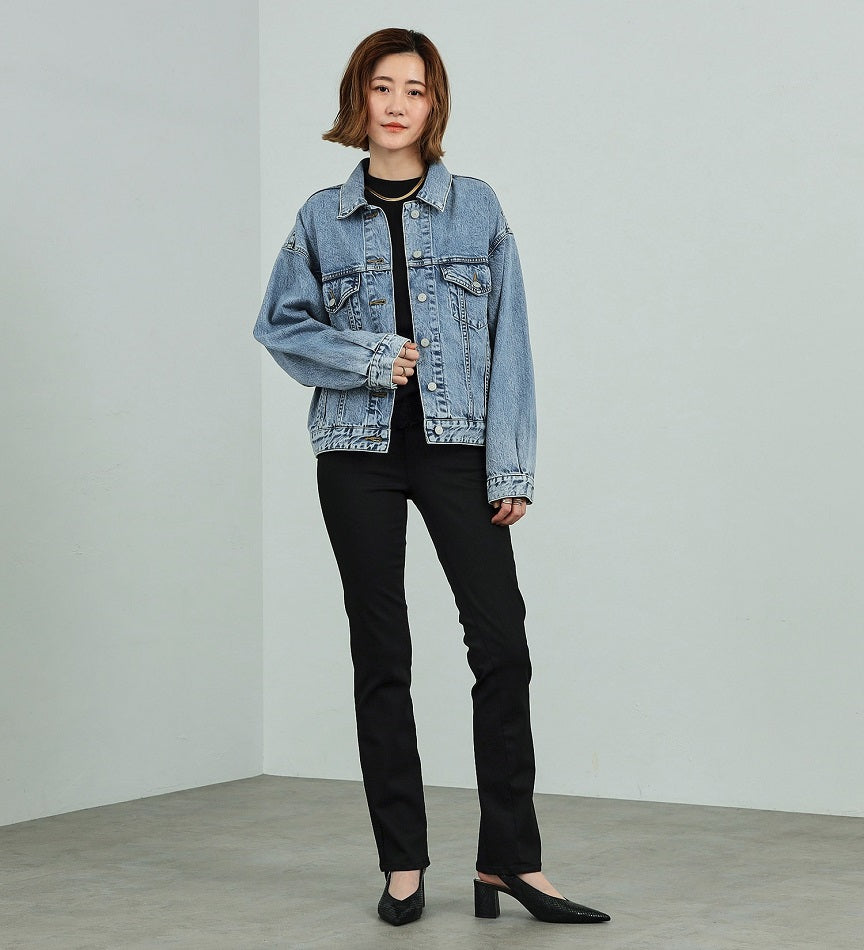 SOMETHING DENIM JACKET ST117-98 LIGHT BLUE