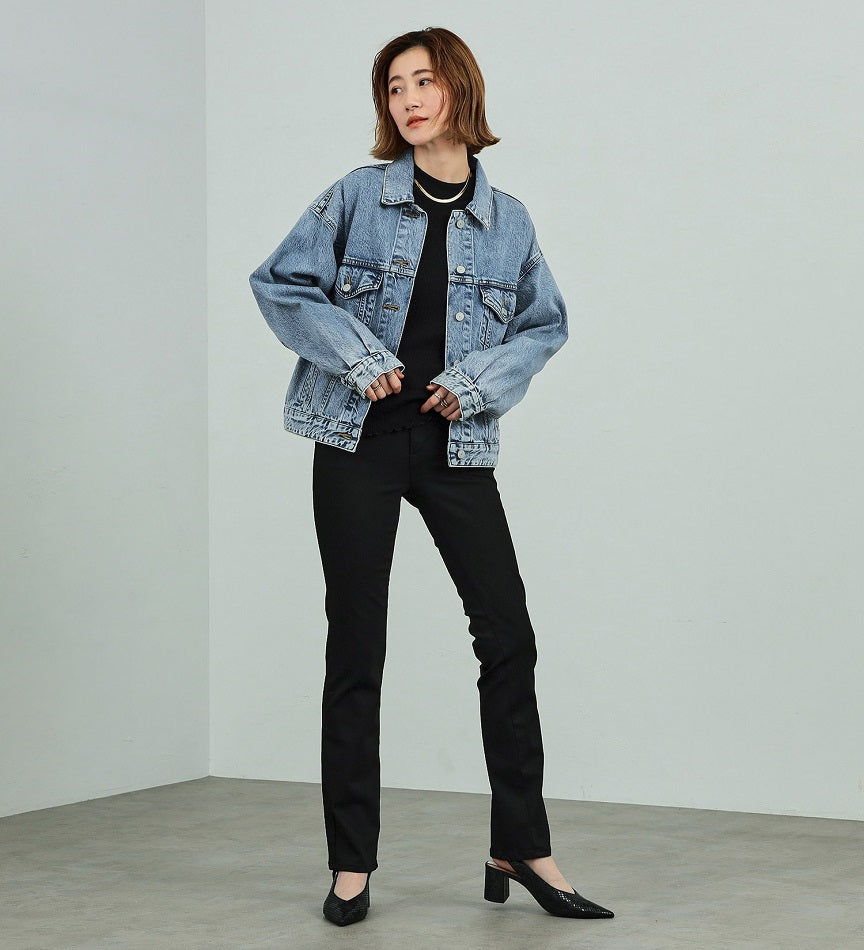SOMETHING DENIM JACKET ST117-98 LIGHT BLUE