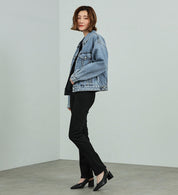 SOMETHING DENIM JACKET ST117-98 LIGHT BLUE