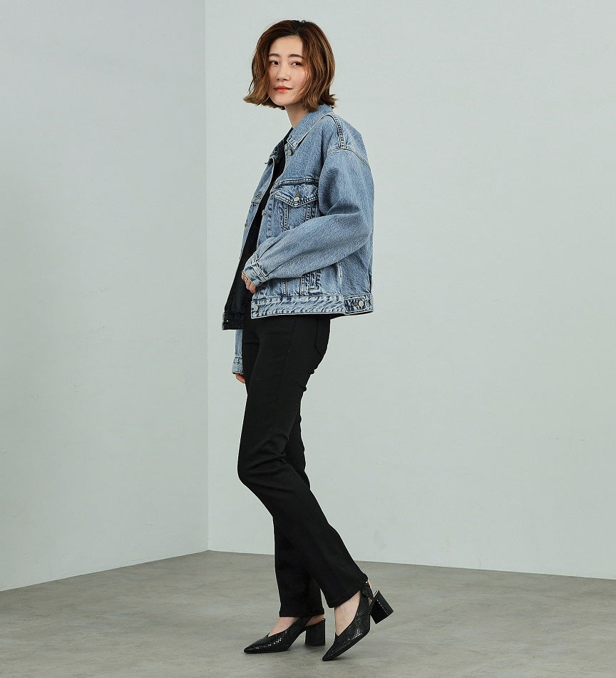 SOMETHING DENIM JACKET ST117-98 LIGHT BLUE