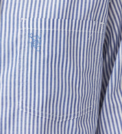 SOMETHING STRIPE SHIRTS ST223-6104 L/S NAVY