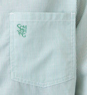 SOMETHING STRIPE SHIRTS ST223-6120 L/S GREEN