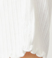SOMETHING TOP ST688-6118 M/S RIB JAQUARD CUTSEW WHITE