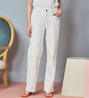 SOMETHING JEANS STG13-18 ELSA NV STRAIGHT WHITE